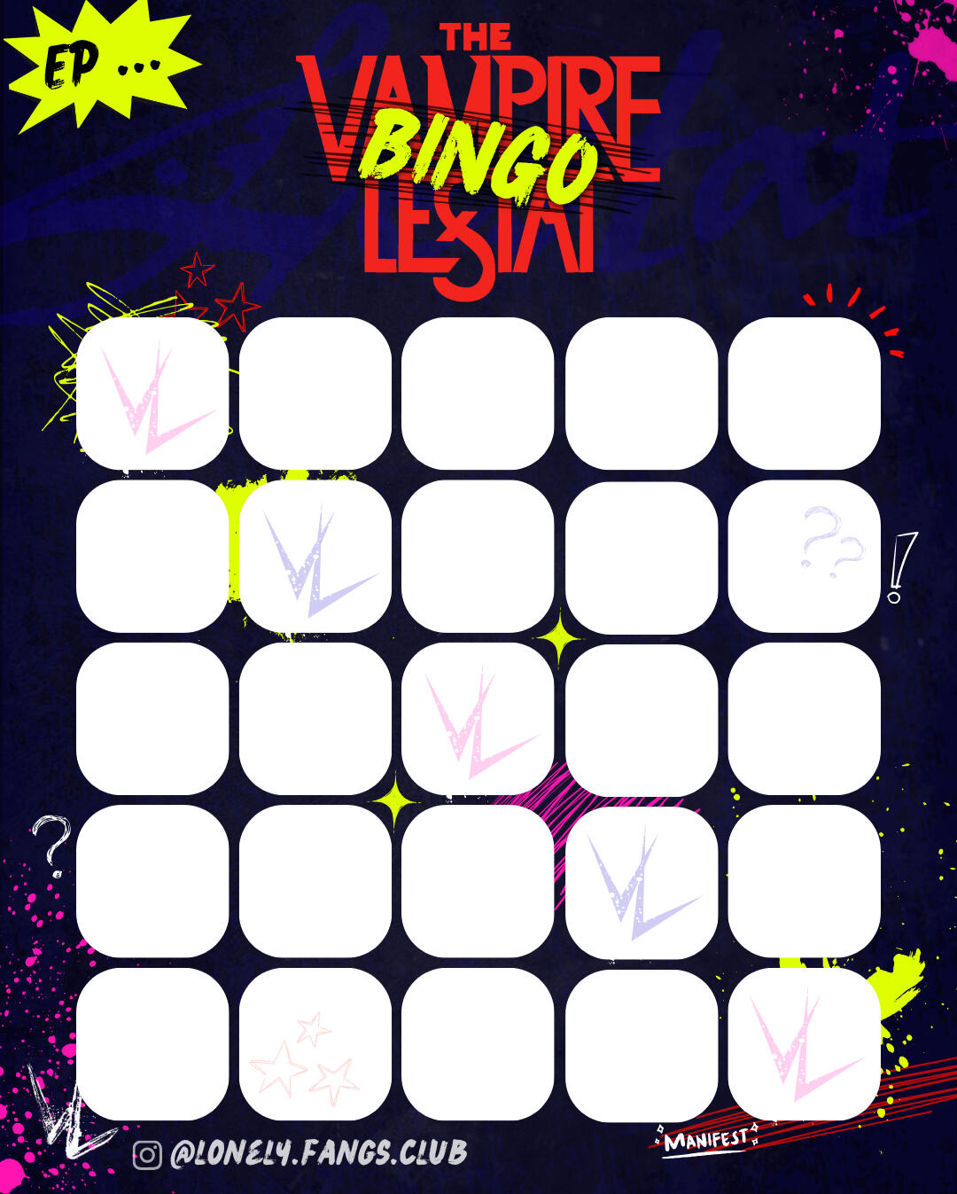 TVL - BINGO Empty 25